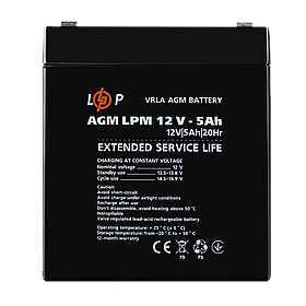 Акумулятор AGM LPM 12V - 5 Ah