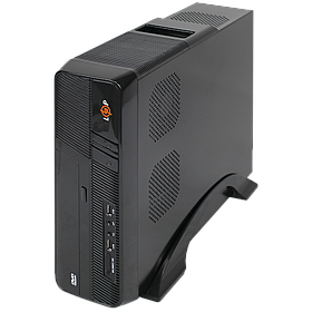 Корпус LP S605 BK 400W Slim 2xUSB 2.0