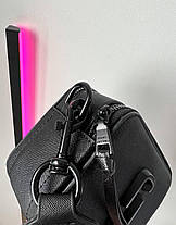 Жіноча сумка Marc Jacobs The Snapshot Total Black V2 еко шкіра сумка чорна Крос Боді на 2 відділення, фото 3