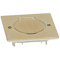 Розетка підлогова квадратна бронза Legrand (89710)