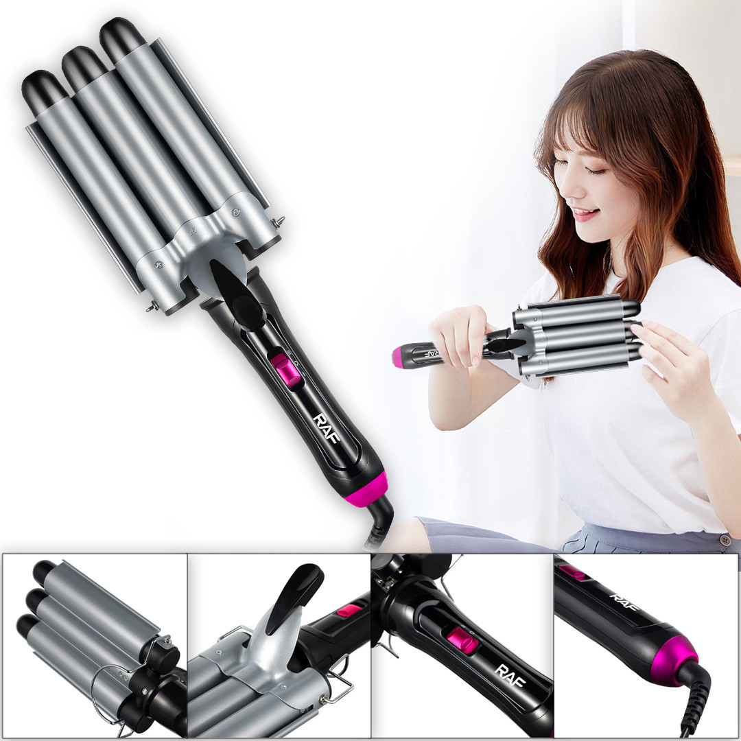 Плойка потрійна для волосся RAF R.481, фото 1