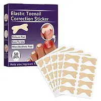 Набір пластирів Elastic Toenail Correction Sticker для корекції врослих нігтів 50 шт