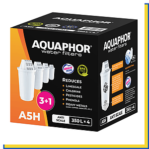 Аквафор А5Н - Картриджі пом'якшуючі для глечика Аквафор (4 картриджі)