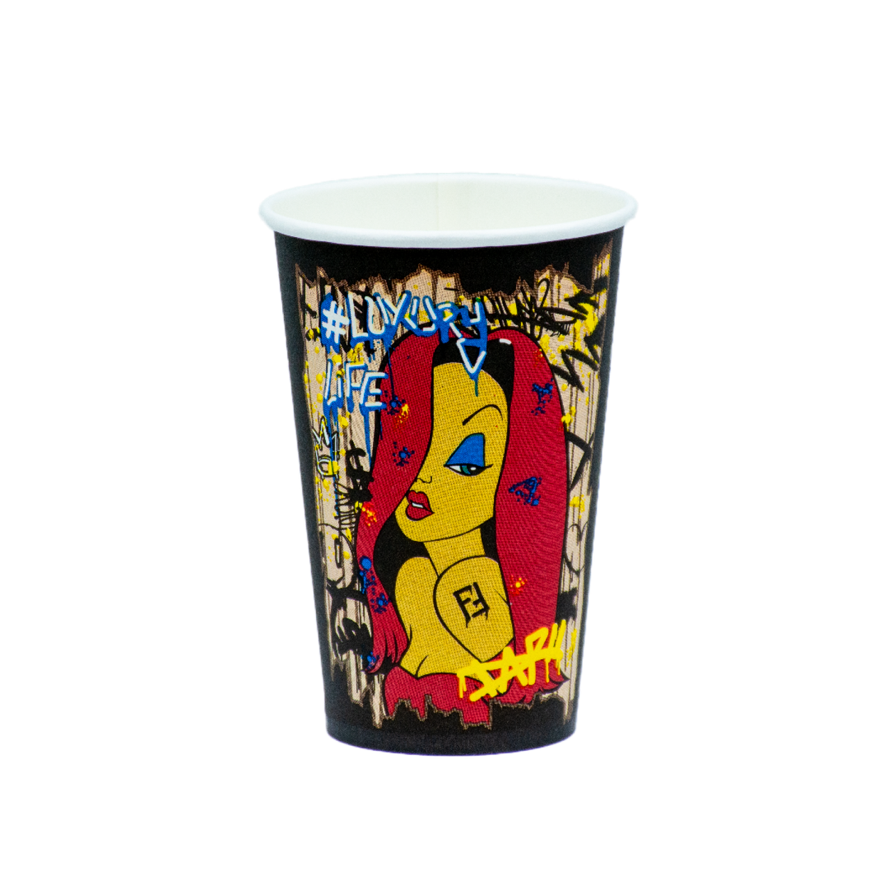 Стакан паперовий "Cartoons" 340 мл 50шт/уп ЕК (кр.d-80)