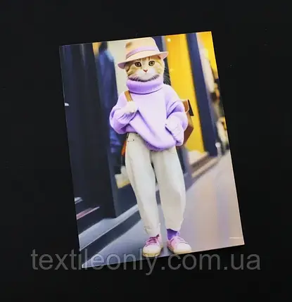 Нашивка Киця у светрі 220 мм, фото 1