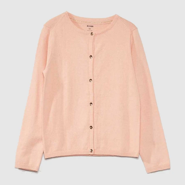 Кардиган для дівчинки персиковий Kiabi 98-107см, фото 1