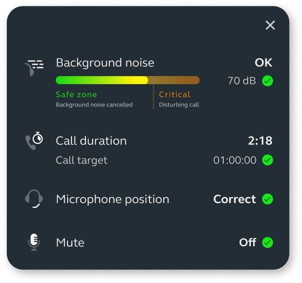 Мониторинг звонков в гарнитуре Jabra Engage 40
