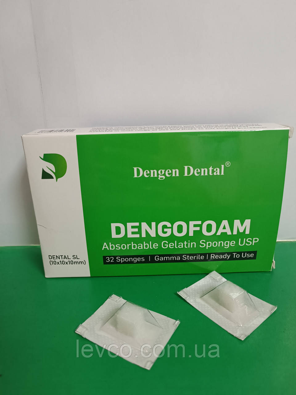 ДЕНГОФОМ ( DENGOFOAM) ГУБКА ГЕМОСТАТИЧНА СТЕРИЛЬНА 1*1*1 см. 1 ТАБЛЕТКА, фото 1