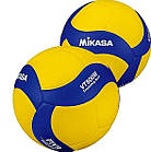 М'яч волейбольний (обважнений) Mikasa VT500W (розмір 5), фото 3