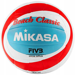 М'яч для пляжного волейболу Mikasa Beach Classic BV543C-VXB-RSB (розмір 5)
