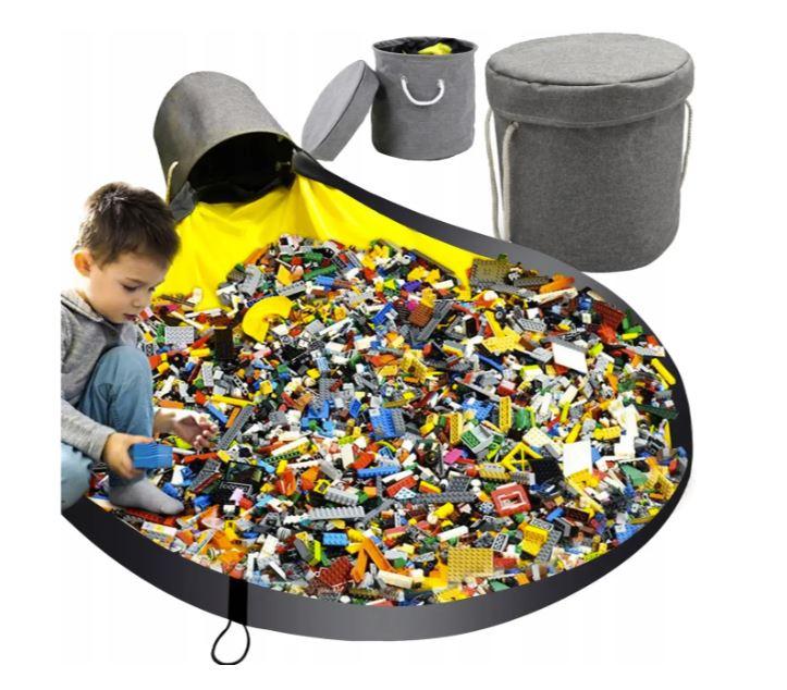 Кошик для іграшок із килимком діаметром 135 см Kruzzel 19556, фото 1