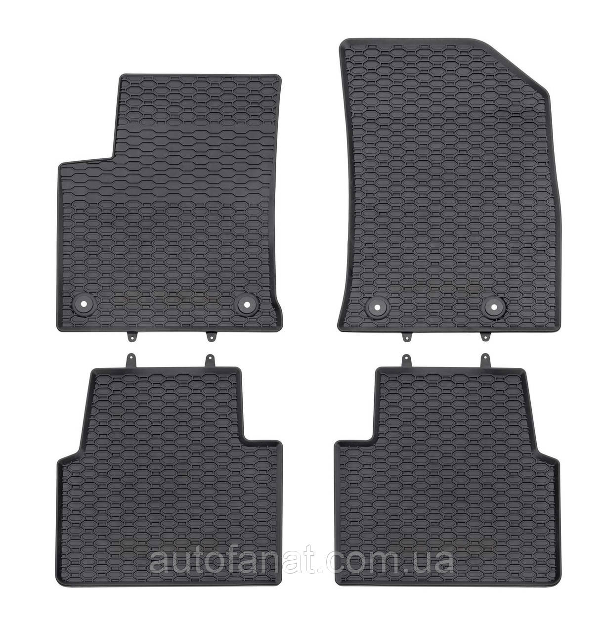 Килимки Citroen C3 AIRCROSS (2017-...) / Opel CROSSLAND X (2017- ) у салон гумові (885/4C)