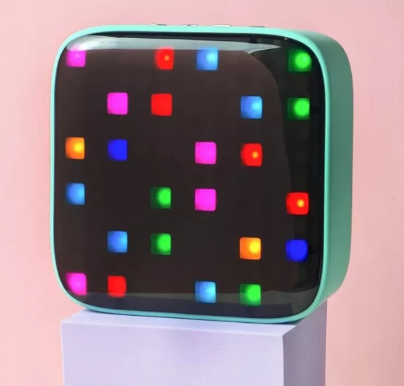 Колонка Bluetooth стерео з піксельним екраном FM радіо 5Вт 500мАг AC Prof MY683BT, фото 1