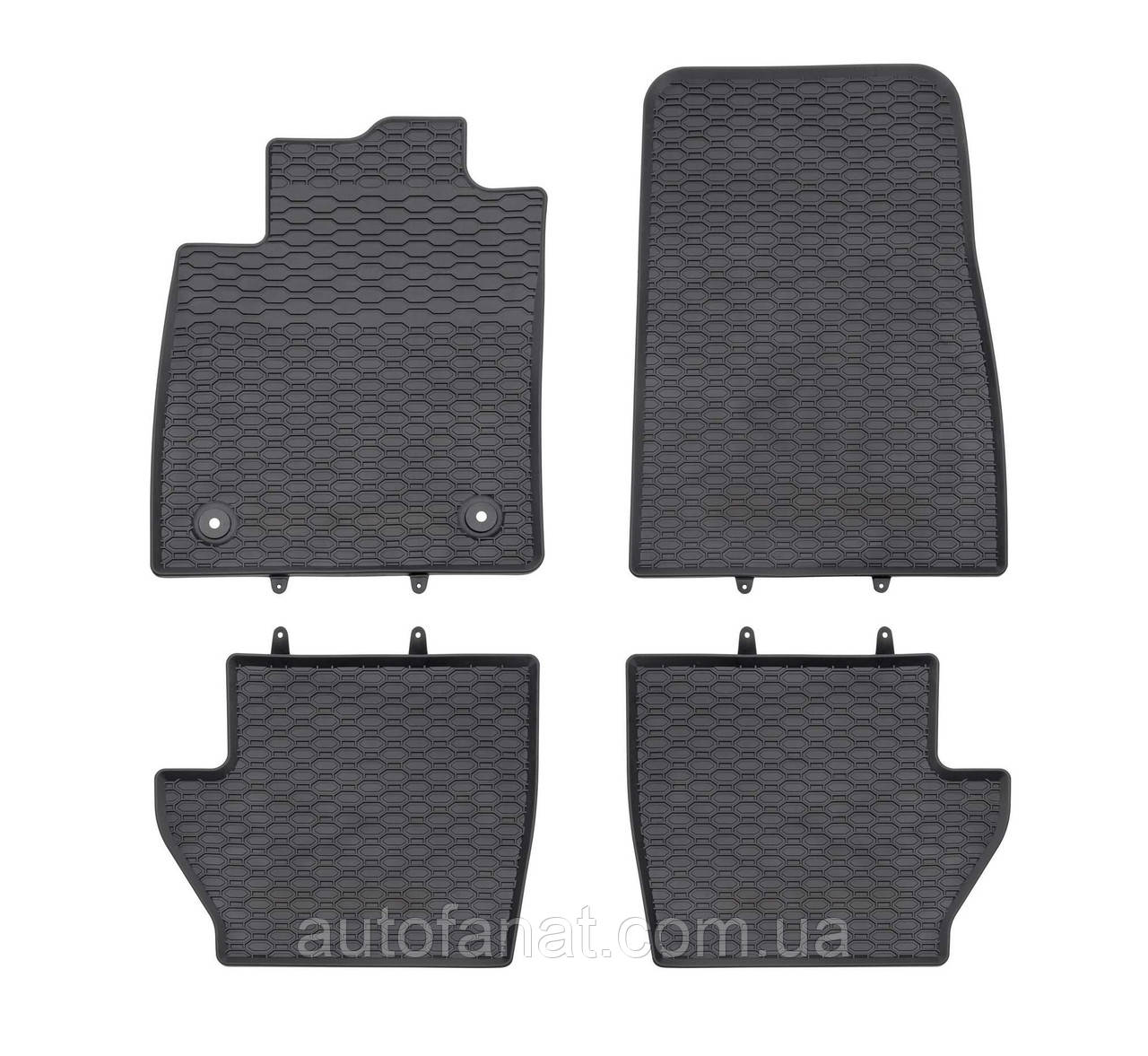 Килимки Ford FIESTA MK8 (2017-2023), PUMA II (2019-...) у салон гумові (888/4C)