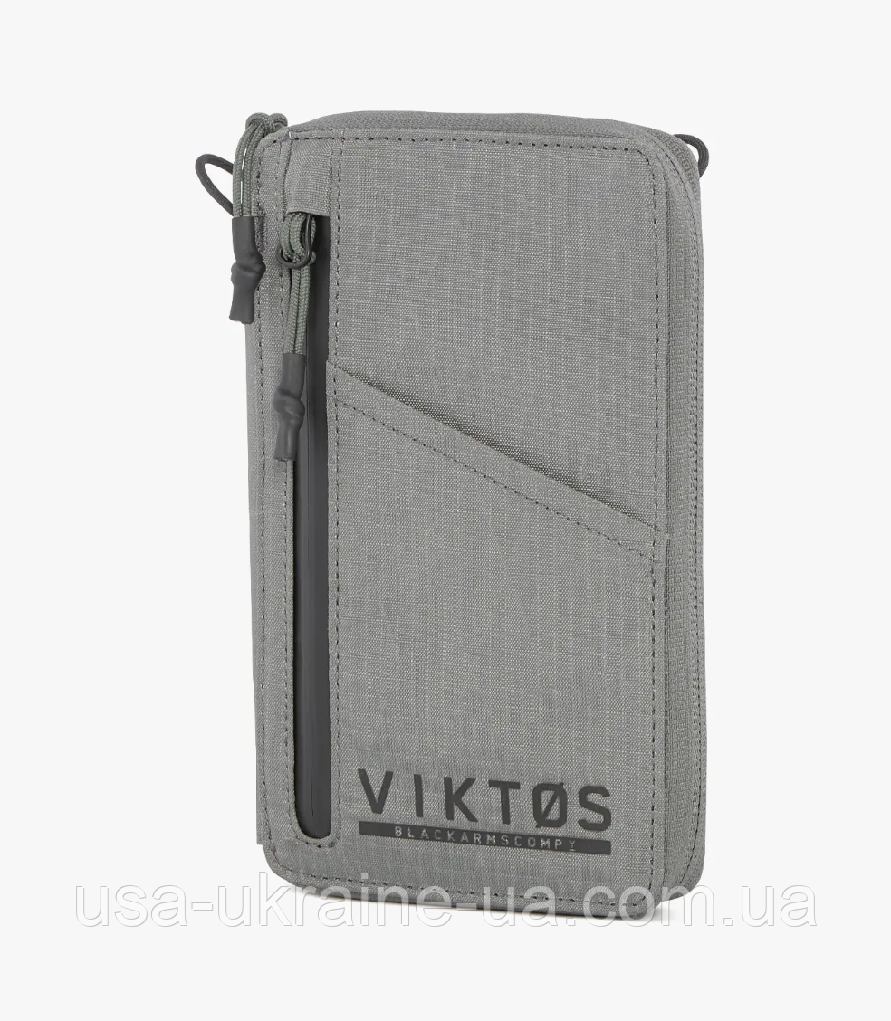 Тактичний гаманець Viktos Upscale Travel Wallet колір сірий, чорний, фото 1