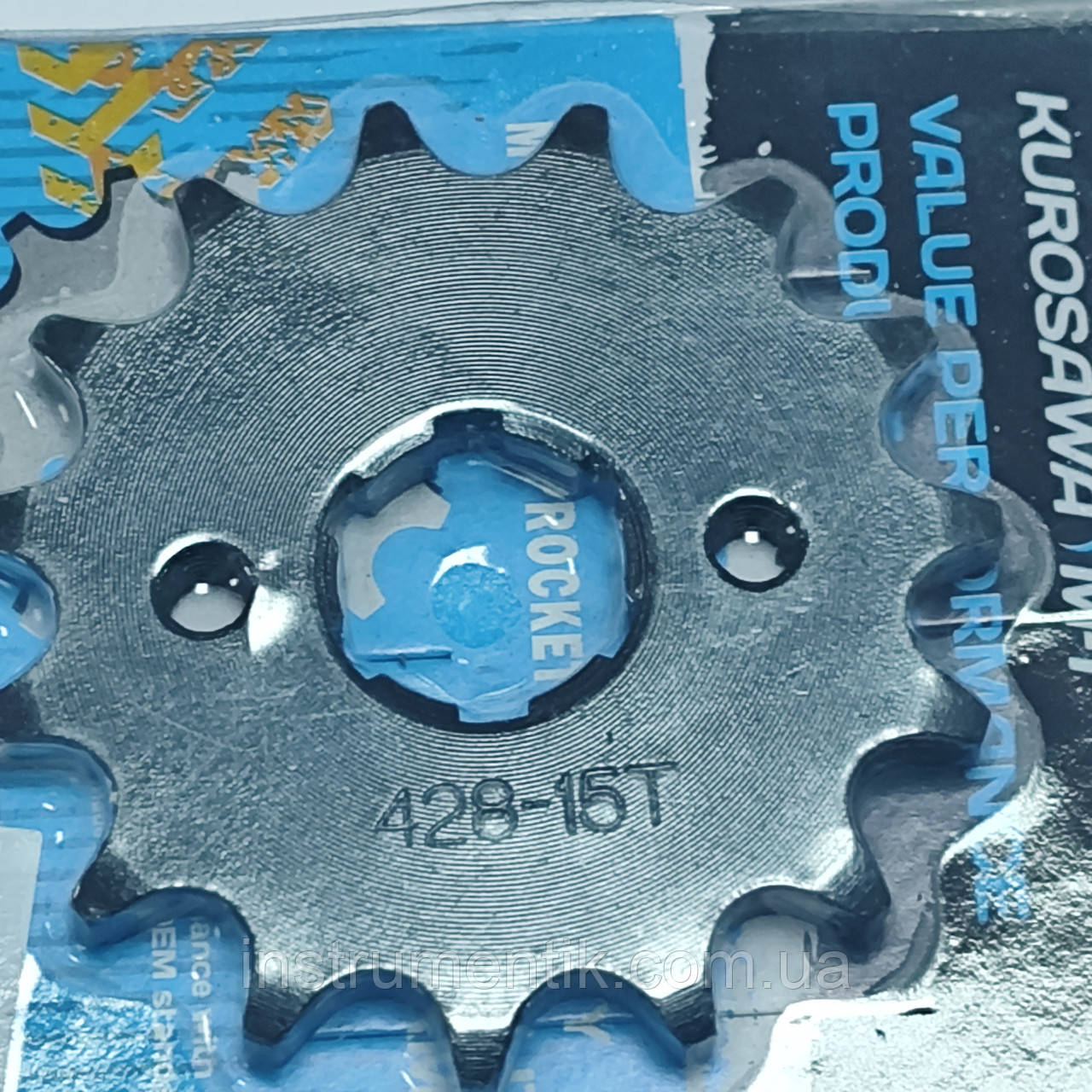 Зірка ланцюга передня (мала) 125сс 428-15Т, фото 1