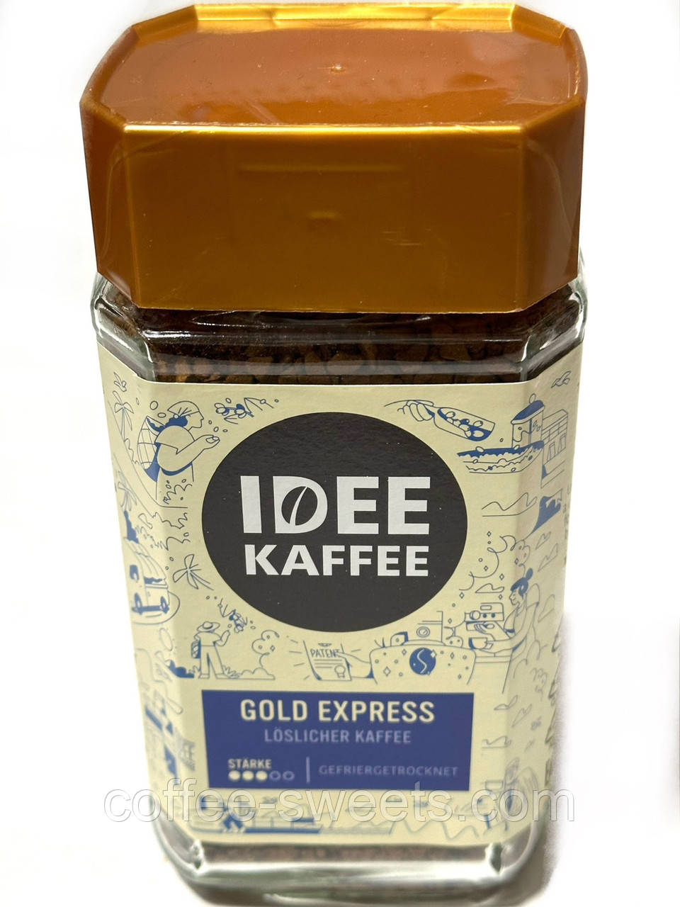 Кава розчинна IDEE Kaffee Gold Express 100 г