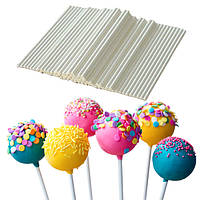 Палички для кейк попсів Білі 1000шт