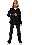 Жіночий джинсовий костюм двійка чорний 17259035 – стильний вибір для будь-якої нагоди, фото 4