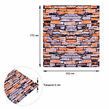 Декоративна 3D панель 700х770х6мм Цегла Катеринославська піщаник (045) SW-00000044, фото 3