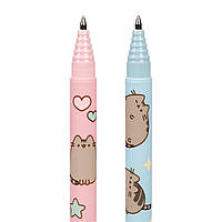 Ручка гелева пиши-стирай Pusheen 0 5 мм синя Yes 2 шт (420398), фото 4