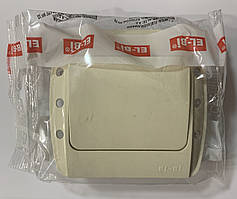 Вимикач 1-й кремовий EL-BI ZIRVE