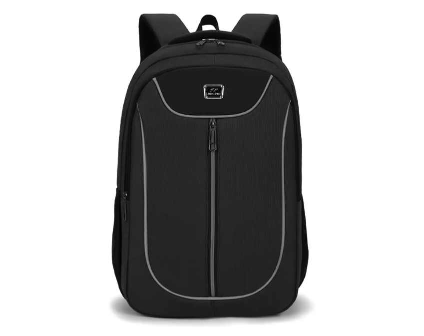 Рюкзак міський зі світловідбивними вставками / Рюкзак повсякденний чоловічий Чорний, фото 1