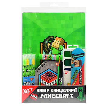 Набір канцелярії Minecraft 8 предметів Yes (450142)