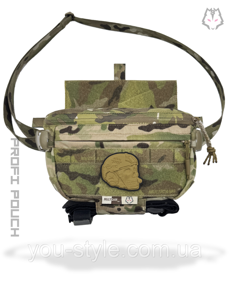 Напашник сумка-бананака з ремінем MBM Profi Pouch Multicam original IRR