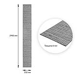 Панель-рейка в рулоні 2900х350х6мм Графітове дерево SW-00002067, фото 3