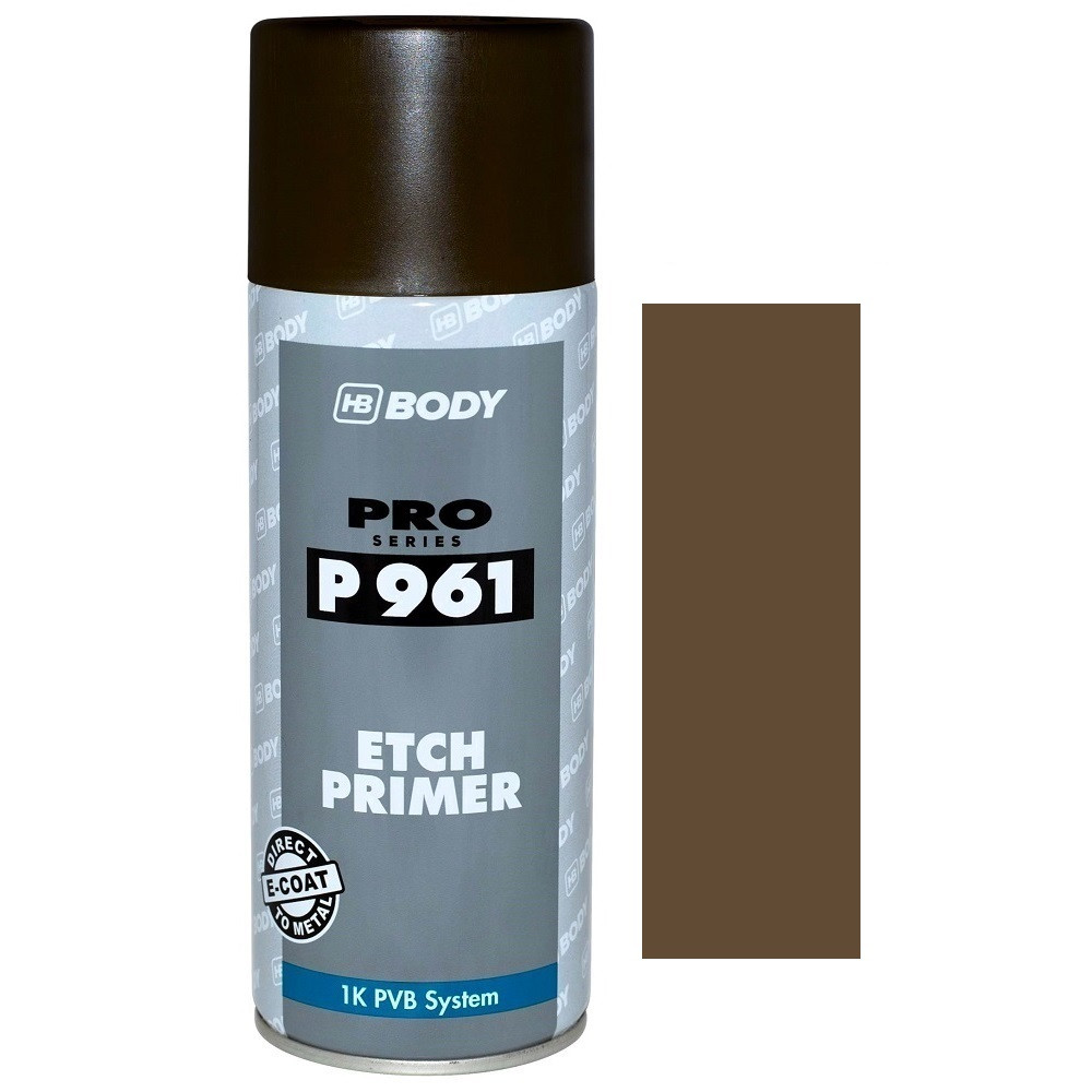 Протравлюючий ґрунт спрей оливково-коричневий Body P961 Etch Primer Spray Olive Brown 400мл