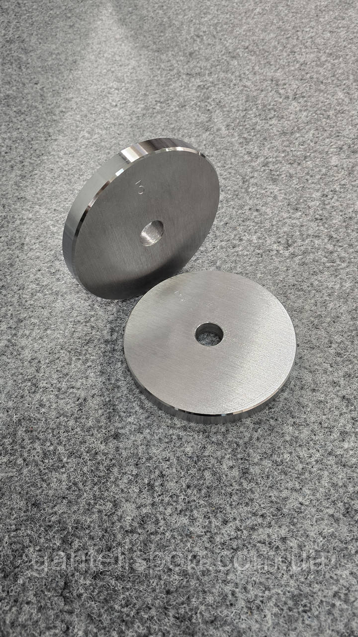 Диск, Блін 3 кг металевий (без покриття) до гантелей, штанги., фото 1
