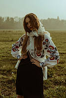 Вишиванка жіноча "Барви" біла