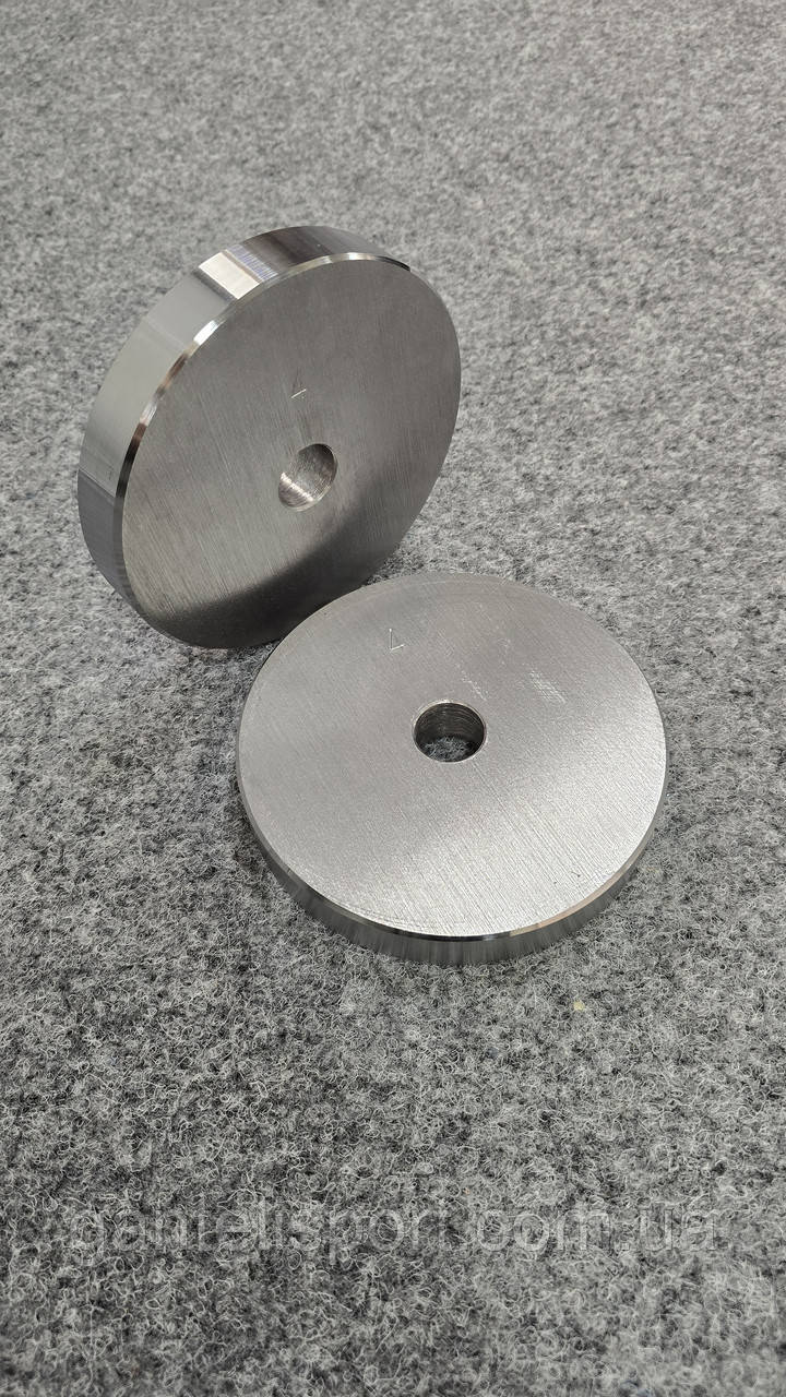 Диск, Блін 4 кг металевий (без покриття) до гантелей, штанги., фото 1