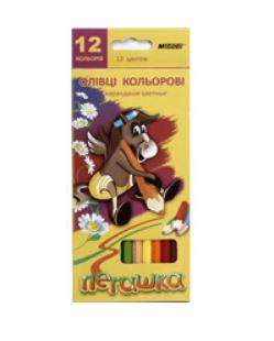 Олівці кольорові Marco 12 кольорів шестигр D2,9 мм карт/кор ПЕГАШКА, фото 1