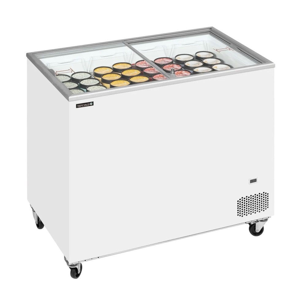 Скриня морозильна зі склом TEFCOLD IC301SC