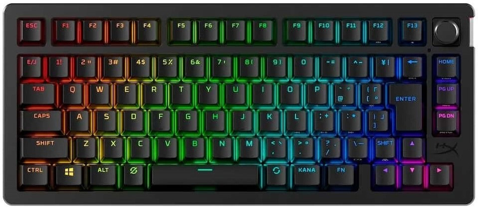 Клавіатура HyperX Alloy Rise 75 Black (91Y91AA), фото 1