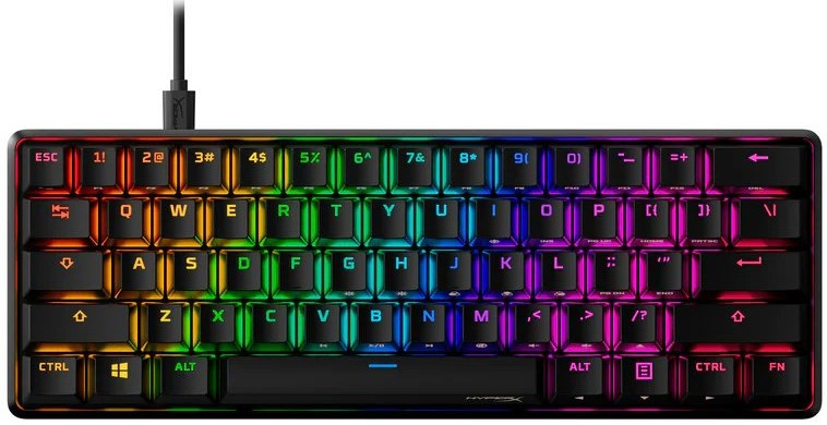 Клавіатура HyperX Alloy Origins 60 HX Red USB (4P5N4AA), фото 1