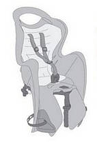 Сидіння дитяче Baseli Carrier Longus Special Edition на багажн бежевий