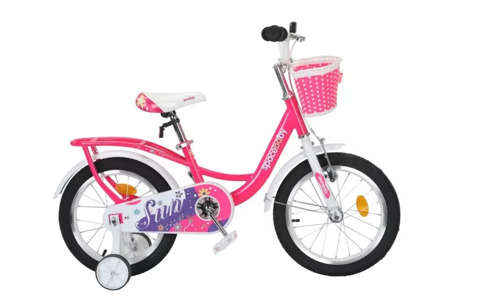 Велосипед 18" SPACE KID SUN BH 2024 рама-10 рожевий