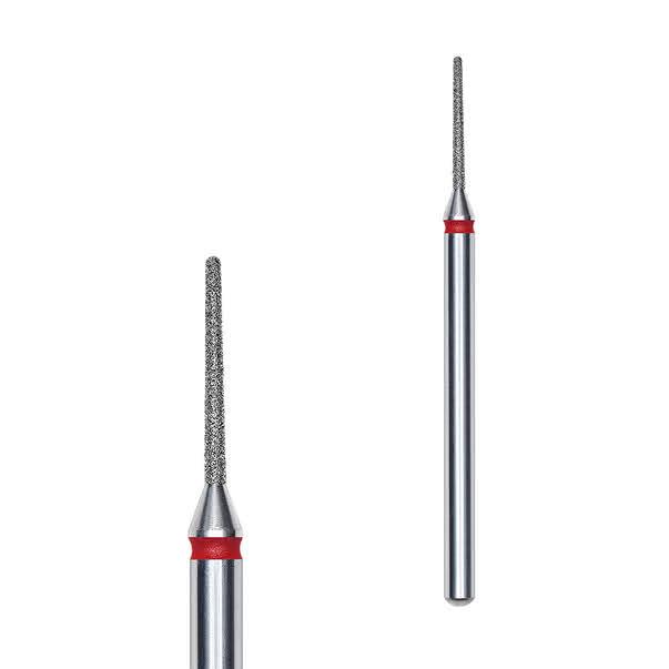 Фреза алмазна Staleks Expert голка червона (1/10 мм), для манікюру та педикюру, фото 1