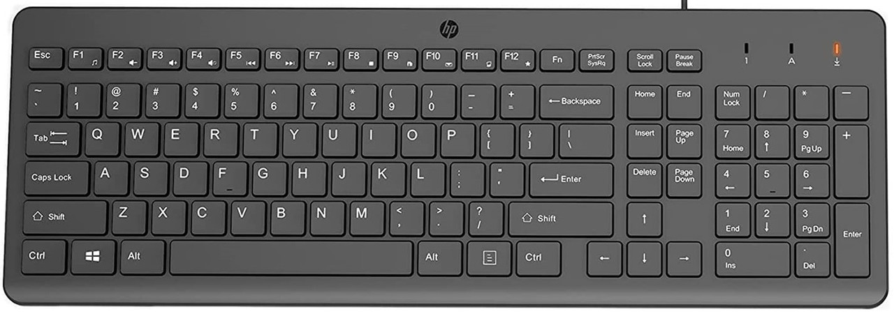 Клавіатура HP 150 USB Black (664R5AA), фото 1