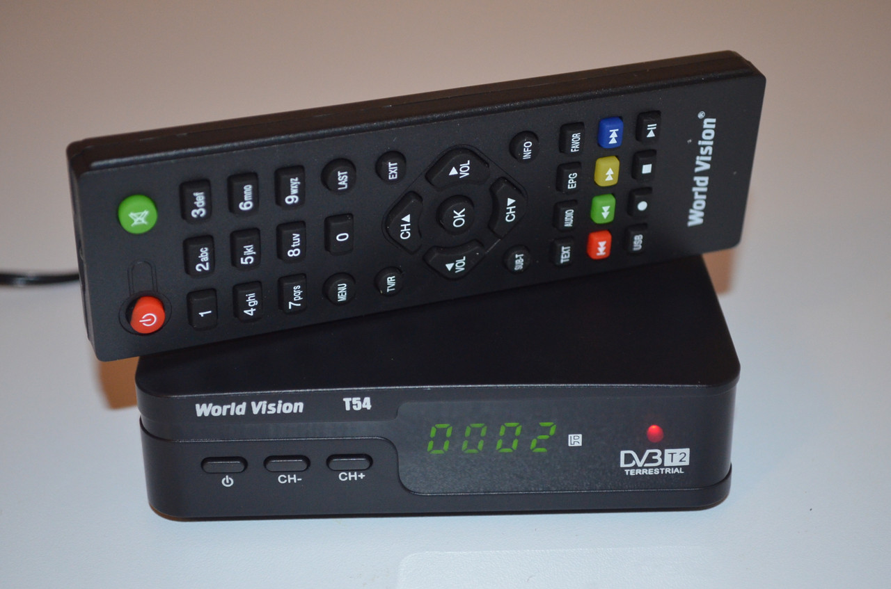  World Vision T54 HD — DVB-T2 Тюнер Т2, фото 1