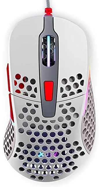 Миша Xtrfy M4 RGB USB Retro Grey (XG-M4-RGB-RETRO), фото 1