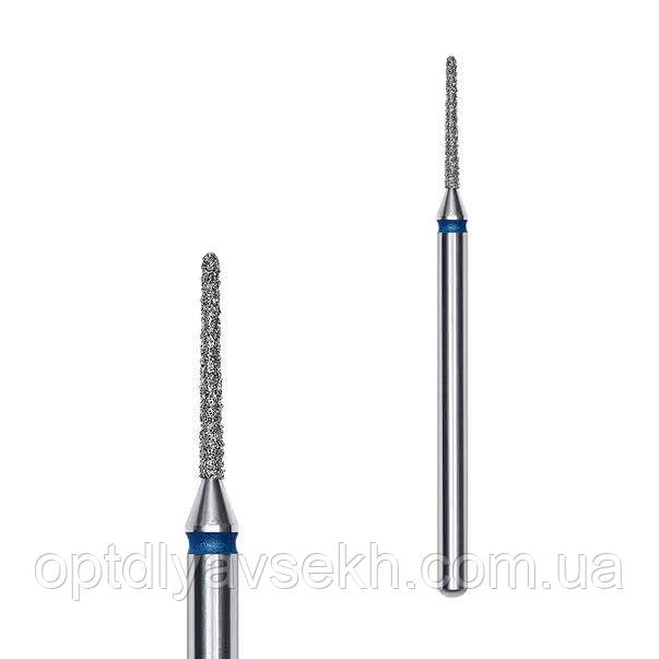 Фреза алмазна Staleks Expert голка синя (1/10 мм), для манікюру та педикюру, фото 1