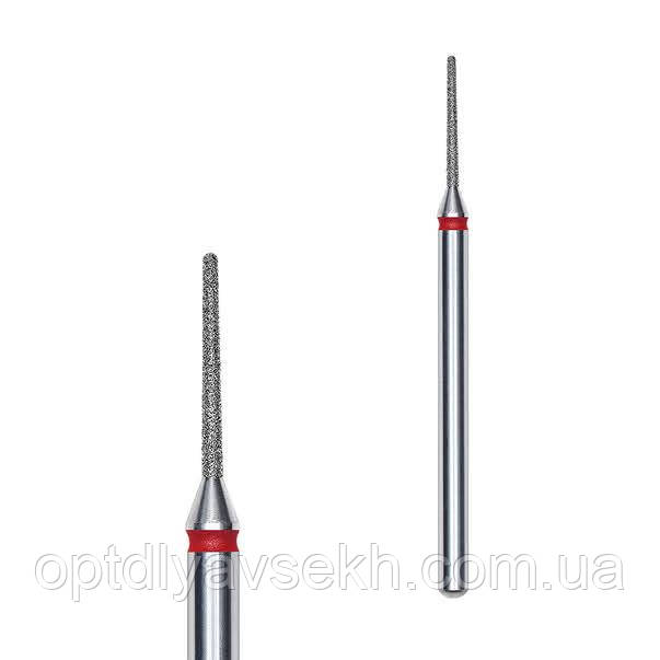 Фреза алмазна Staleks Expert голка червона (1/10 мм), для манікюру та педикюру, фото 1