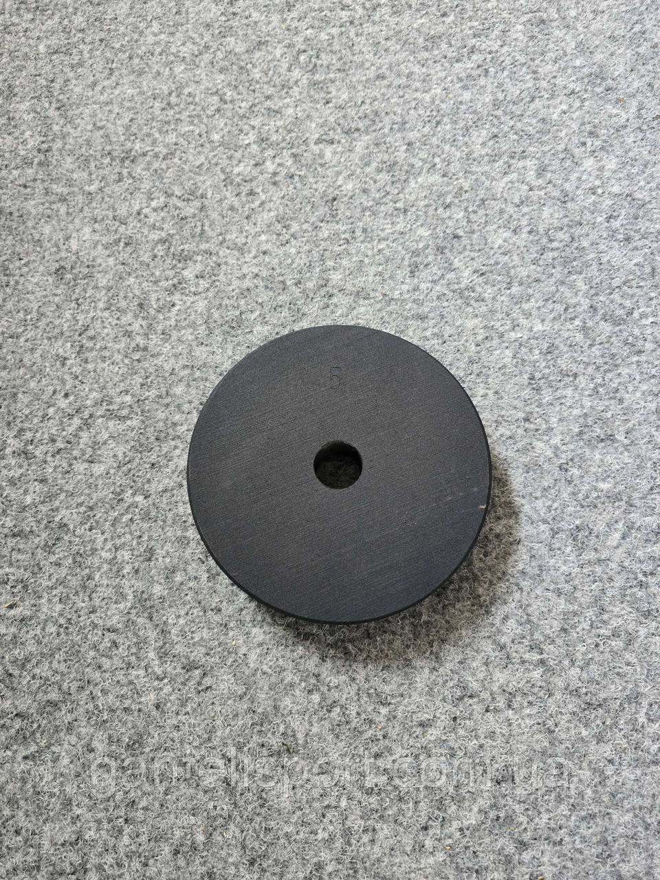 Диск, блин 5кг металевий з покриттям, до гантелей, штанги, фото 1