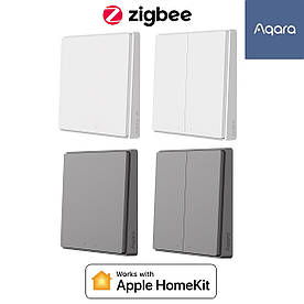 Бездротовий вимикач 1-2 клавіші Aqara Smart D1 Wireless Switch ZigBee Apple HomeKit