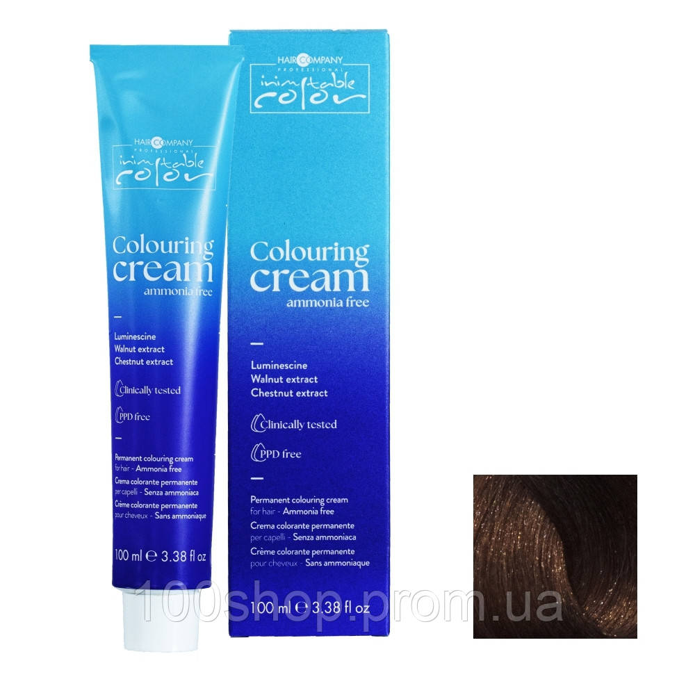 М'яка безаміачна крем-фарба для волосся Hair Company Coloring Cream Ammonia Free 0.32 пісочний, 100 мл