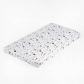 Ортопедичний кокосовий матрац в дитяче ліжечко тришаровий (кокос+поролон) 120х60х7 см